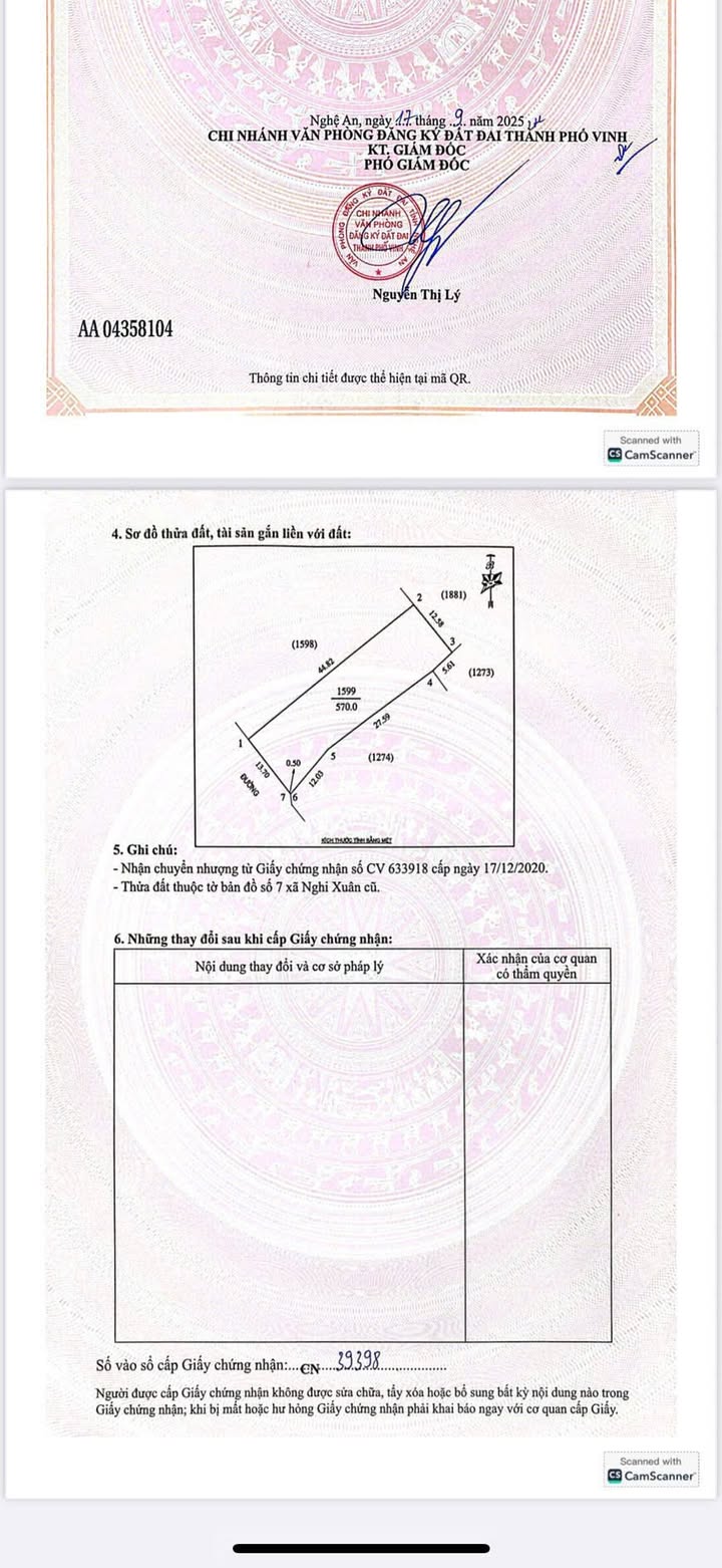 Đất 570m² tại Nghi Xuân - Giá cực tốt cho nhà đầu tư!
