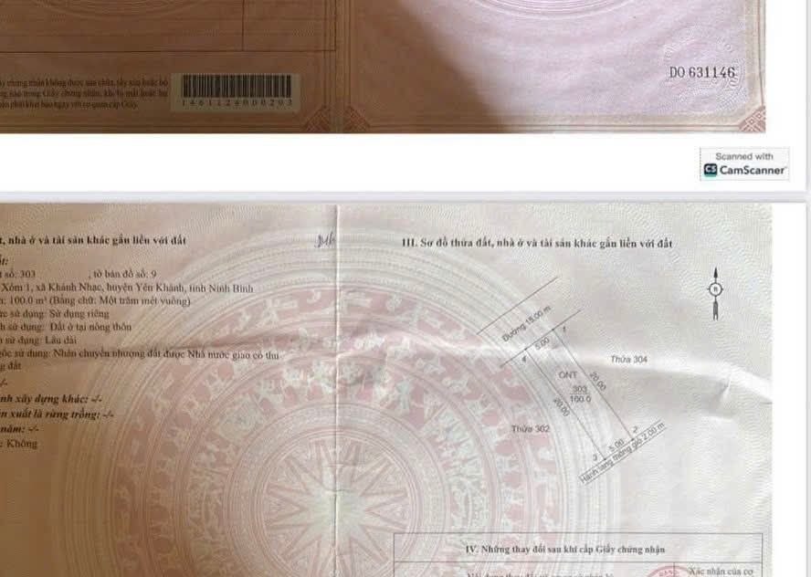 Đất nền Khánh Nhạc Yên Khánh 100m² - Cơ hội đầu tư hấp dẫn!