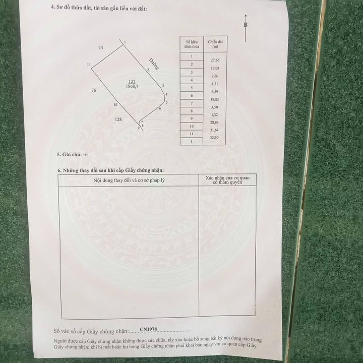 Đất nền 1868m² tại Xã Tân Thanh, Giồng Trôm, Bến Tre - Giá 620 triệu, Sổ đỏ chính chủ!