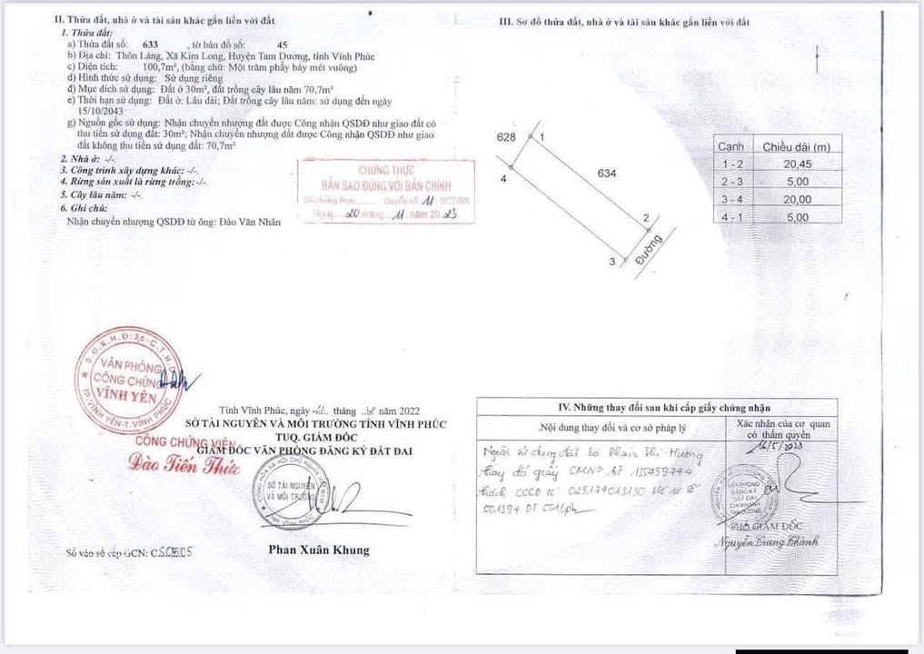 Nhà cấp 4 tại Thị Trấn Kim Long, Tam Dương 100m² giá chỉ 1 tỷ - Cơ hội đầu tư hấp dẫn!