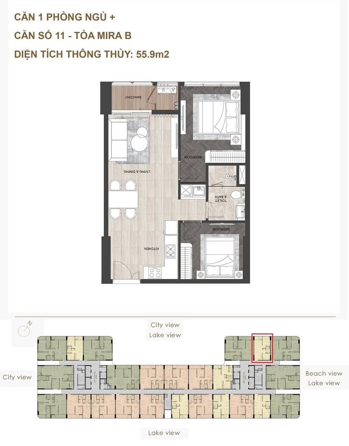 Căn hộ Regal Complex Đà Nẵng 55m² giá 3.35 tỷ - Đầu tư sinh lời lý tưởng!