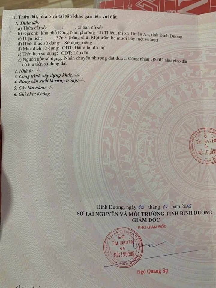 Nhà mặt tiền đường Lái Thiêu 49, 138m² giá 4.49 tỷ - Chính chủ bán gấp!