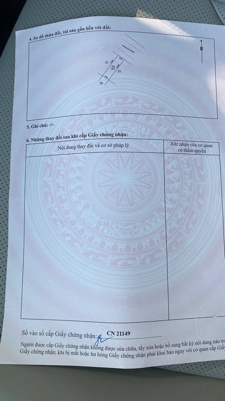 Đất thổ cư 90m² khu dân cư số 1 BigC Go Tân Lập - Giá chỉ 4 tỷ!