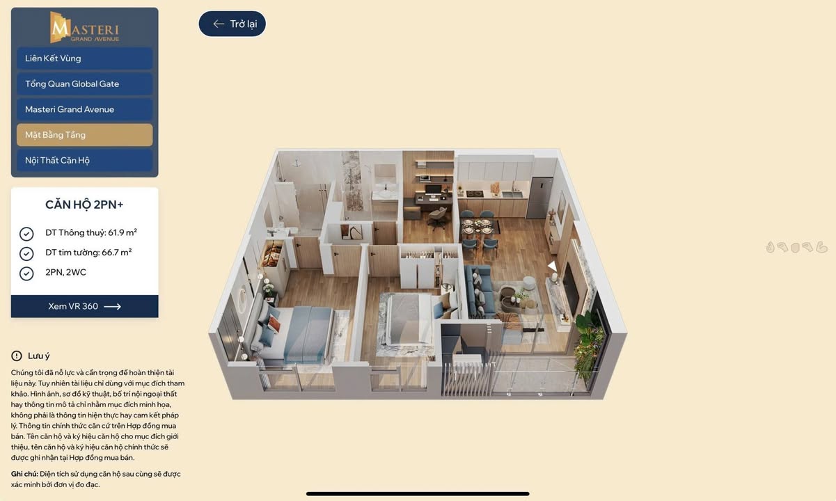 Căn hộ 2PN tại Mas Cổ Loa, 62m² giá 7.7 tỷ - Đầu tư sinh lời hấp dẫn!