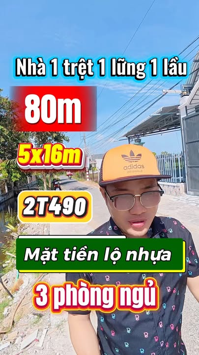 Nhà 3 tầng mặt tiền đường Huỳnh Thị Luông, xã Mỹ Lộc 80m² giá 2.49 tỷ - Sổ riêng, chính chủ!