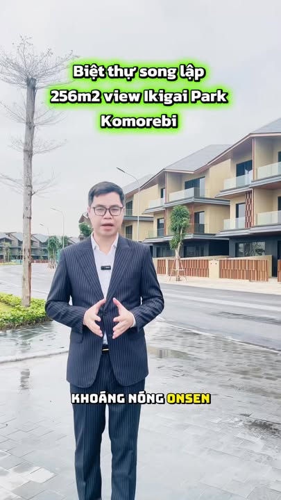 Biệt thự song lập Vũ Yên 256m² giá 22.9 tỷ - Không gian sống chuẩn Nhật Bản