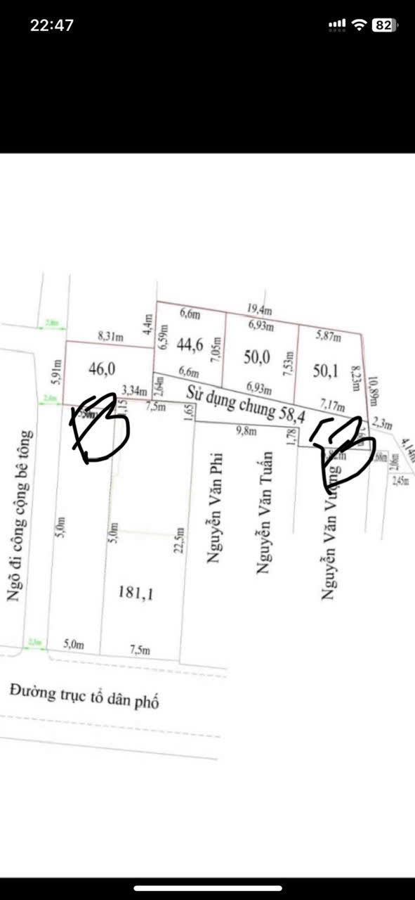 Đất phân lô An Dương 50m² giá 1.3 tỷ - Gần công viên, ô tô vào tận nơi!