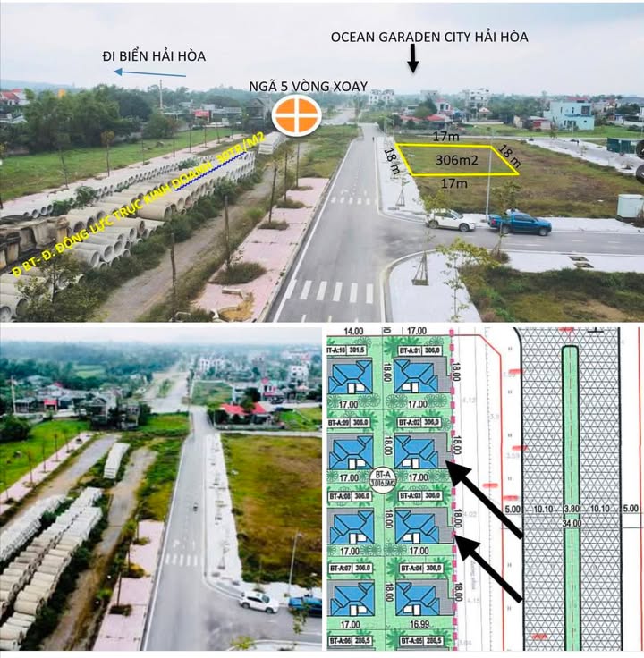 Townhouse BT A 02, Hải Hòa, Nghi Sơn, 612m² - Gần biển chỉ 500m!