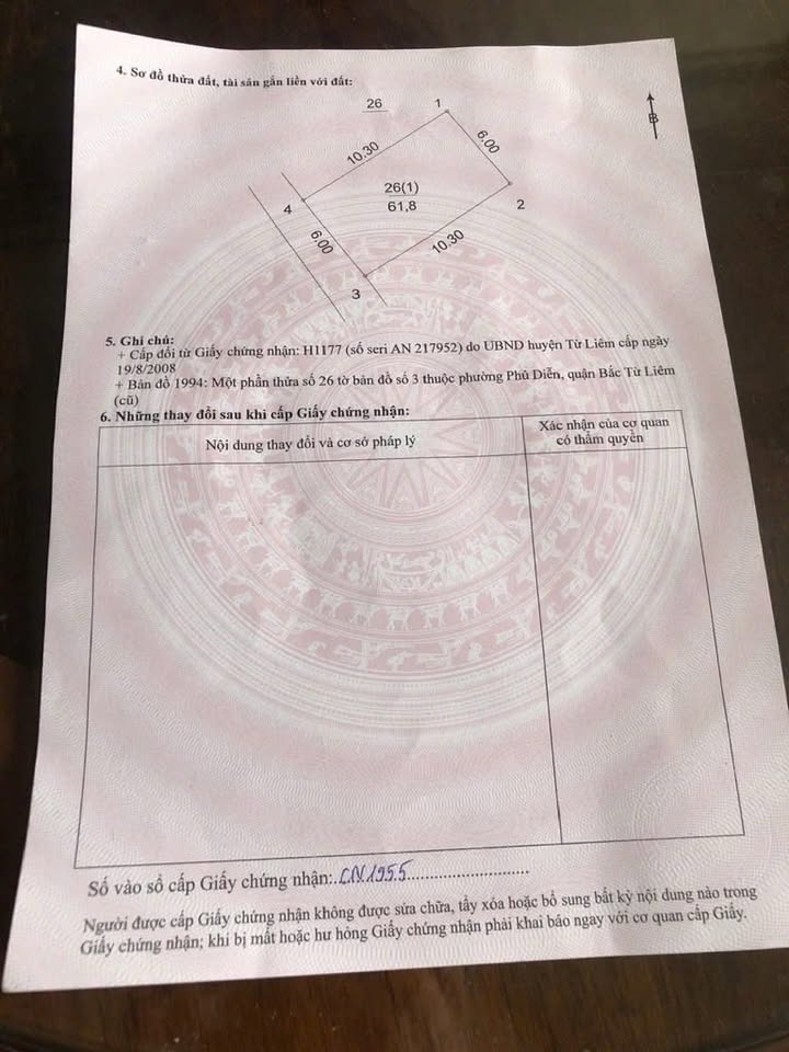 Đất Phú Diễn 65m² mặt ngõ ô tô chỉ 9 tỷ - Sổ đỏ vuông vắn, không quy hoạch!