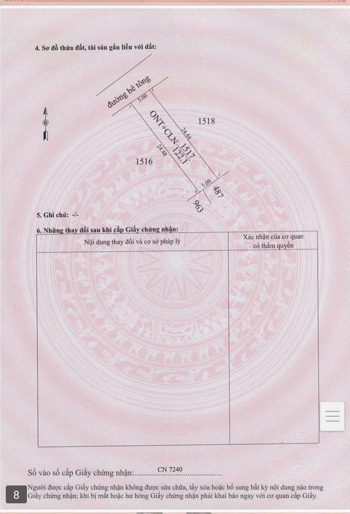 Đất thổ cư Châu Thành Tây Ninh 50m² giá 399 triệu - Đối diện chợ Tua Hai