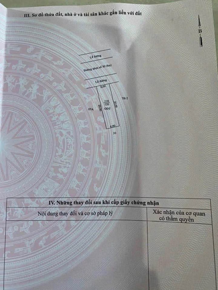 Đất Hòa Phú Thủ Dầu Một 120m² giá 3.3 tỷ - Mặt tiền kinh doanh lý tưởng!