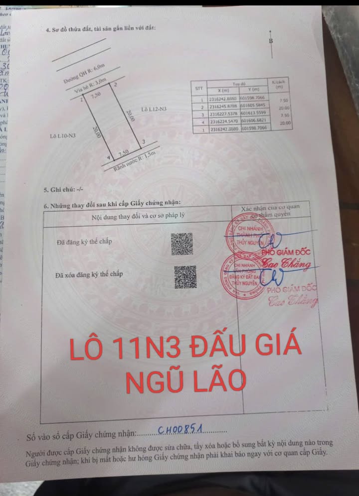 Đất nền Ngũ Lão, Hải Phòng 150m² giá 3.8 tỷ - Hướng Đông Bắc, cơ hội đầu tư tốt!
