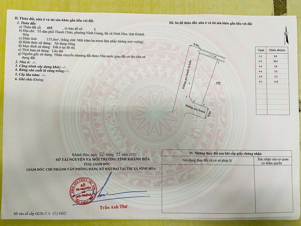 Đất đẹp Khu dân cư Thanh Châu, Ninh Hòa 160m² - Giá chỉ 2.025 tỷ, chính chủ bán gấp!