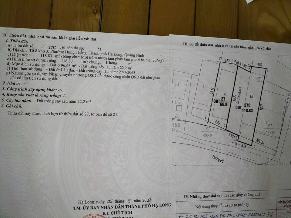 Đất mặt đường Hùng Thắng, Hạ Long 118m² - Kinh doanh thuận lợi hướng biển