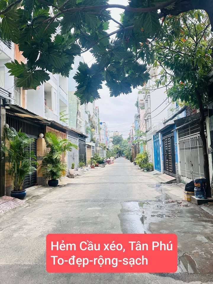 Nhà 4 tầng Hẻm 6m Cầu Xéo, Tân Phú 59m² giá 9.5 tỷ - Pháp lý rõ ràng