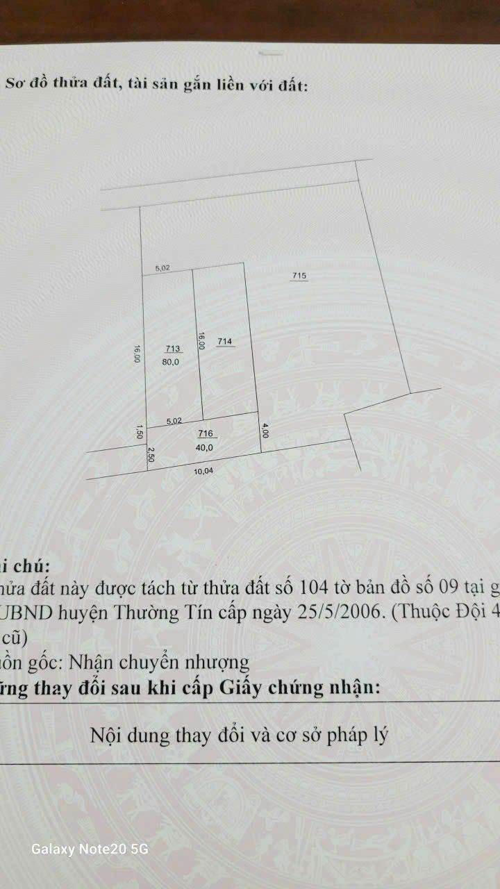 Đất nền xóm 4, xã Tự Nhiên, Thường Tín 80m² giá 3.2 tỷ - Cơ hội vàng cho nhà đầu tư!