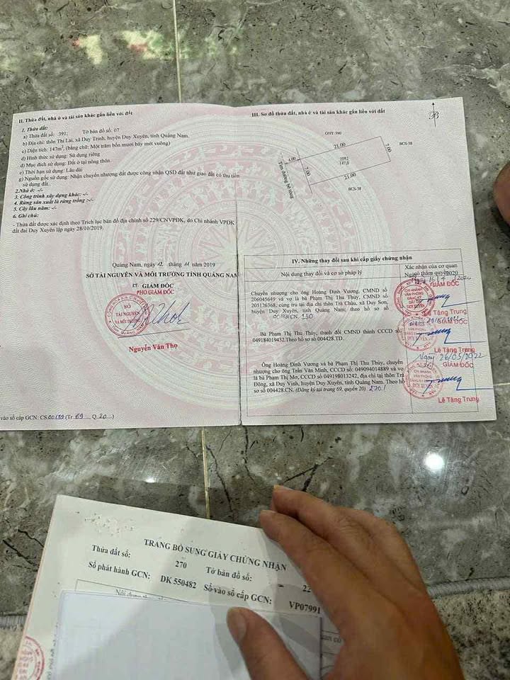 Đất nền Duy Trinh - 147m² - Giá thỏa thuận - Ô tô vào tận nơi!