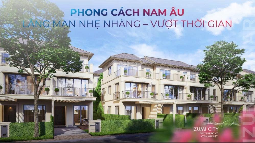 Nhà phố vườn Izumi Canaria 114m² giá chỉ từ 7 tỷ - Thanh toán linh hoạt 12-36 tháng!