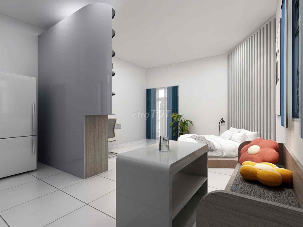 Căn hộ Studio Phan Huy Ích 35m² giá 5.9 triệu - Full nội thất tiện nghi!
