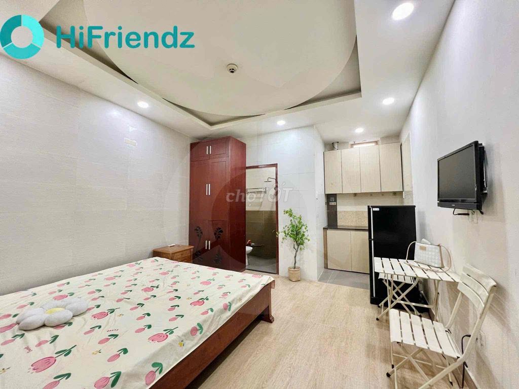 Studio cho thuê Đường Tây Thạnh, Quận Tân Phú, 27m² - Full nội thất, bảo vệ 24/24!