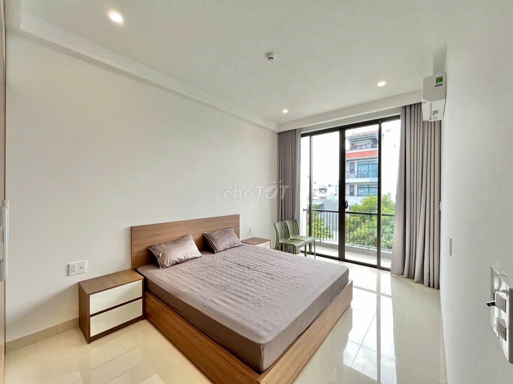 Căn hộ 1 phòng ngủ Đà Nẵng 55m² giá 12.5 triệu - Thiết kế đẹp, ban công thoáng mát!