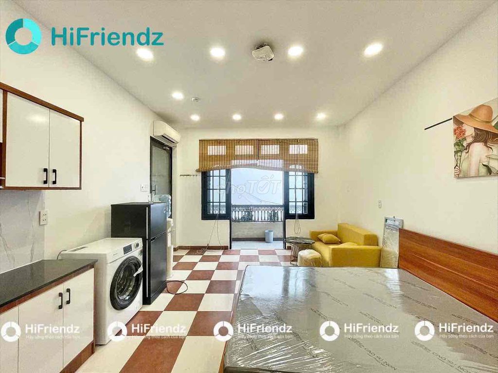 Studio 30m² ngay Nguyễn Thượng Hiền, Phú Nhuận - Giá chỉ 7.5 triệu, nội thất đầy đủ!
