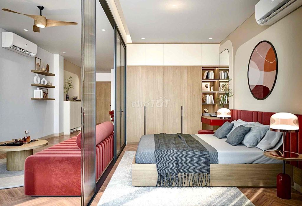 Căn hộ cho thuê Quận 3 40m² giá 7.5 triệu - Full nội thất, gần Quận 1