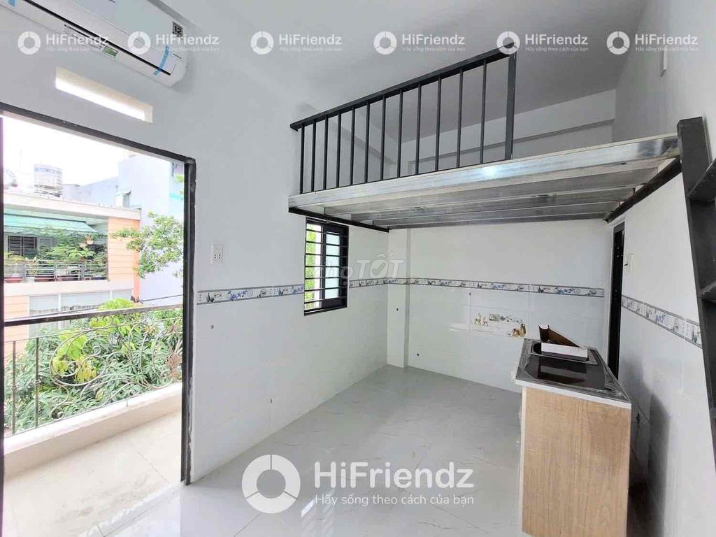 Phòng cho thuê có ban công tại Văn Cao, Tân Phú 25m² chỉ 3.4 triệu - Nội thất mới hoàn toàn!