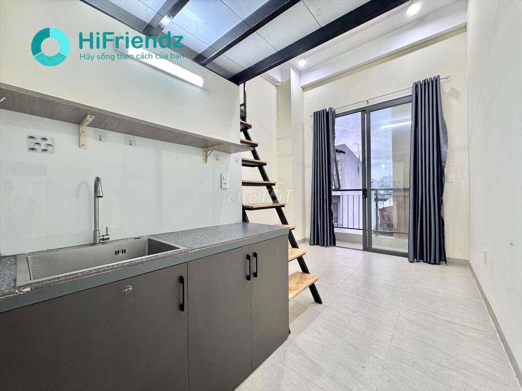 Chung cư mini Cầu Chữ Y Quận 5 30m² giá 5.2 triệu - Ban công siêu thoáng