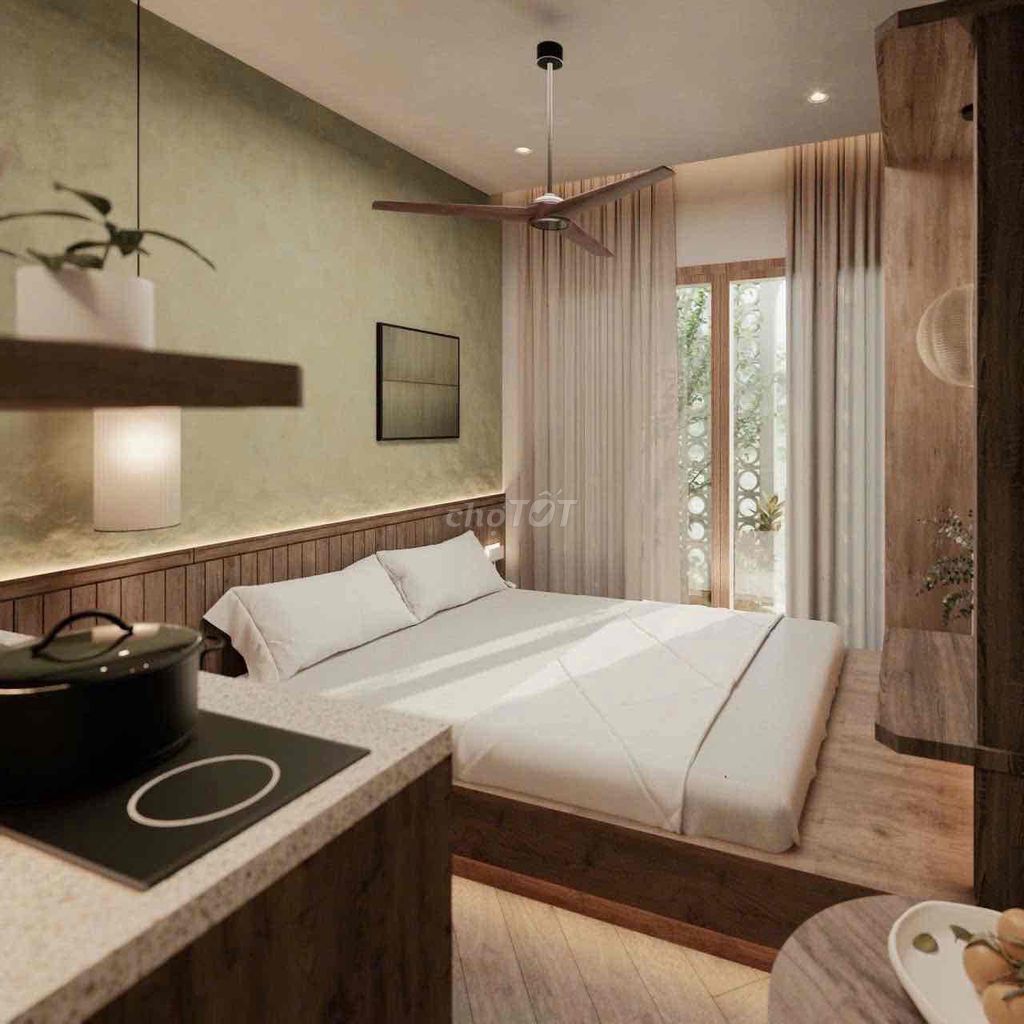 Căn hộ 1 phòng ngủ tách bếp riêng tại Ung Văn Khiêm, Bình Thạnh chỉ 5.2 triệu - Sẵn sàng vào ở ngay!