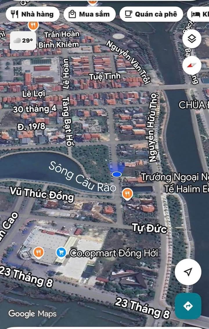 Bán gấp FrontHouse tại đường Hoàng Thị Loan, Đồng Hới 385m² - Vị trí đắc địa ngay siêu thị Coopmart!