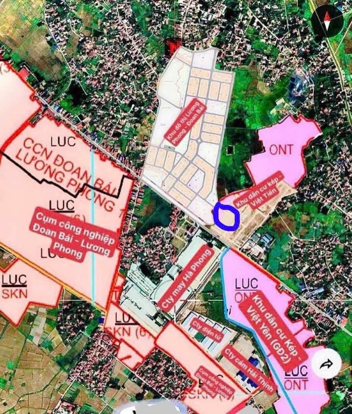 Đất nền Việt Yên Bắc Giang 187m² giá 5 tỷ - Mặt tiền kinh doanh sầm uất!