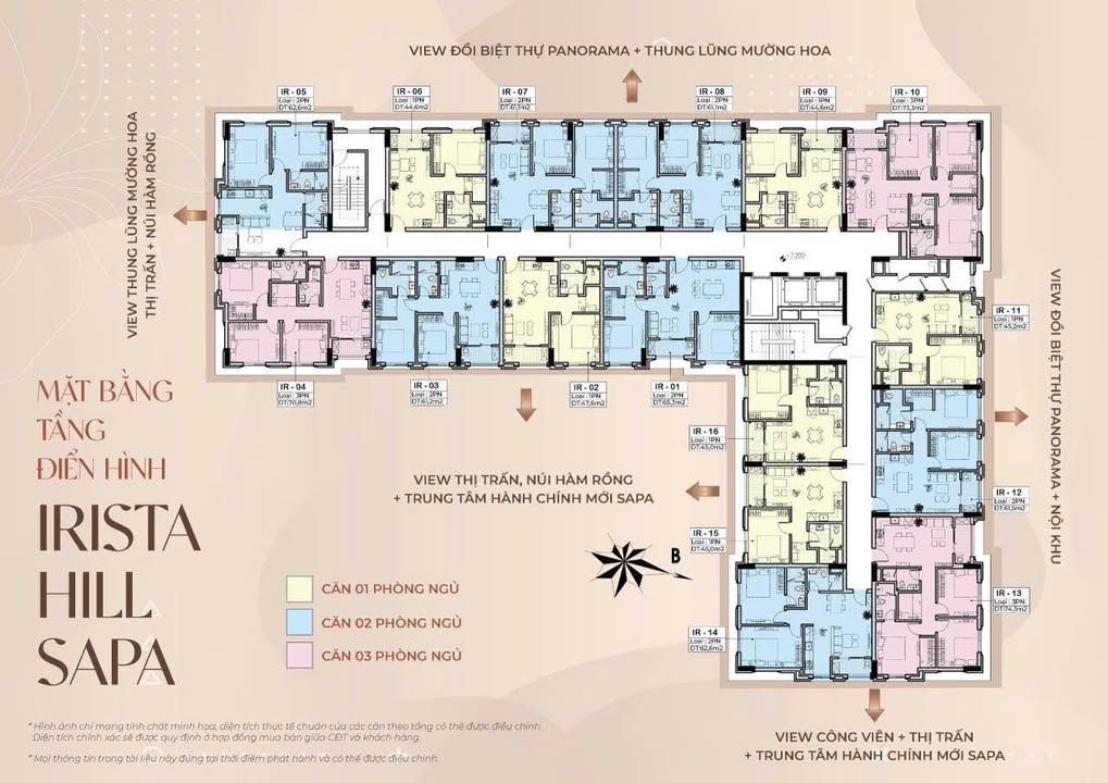 Căn hộ Irista Hill Sapa 62.6m² giá 2 tỷ - Hoàn thiện nội thất, sẵn sàng ở ngay!