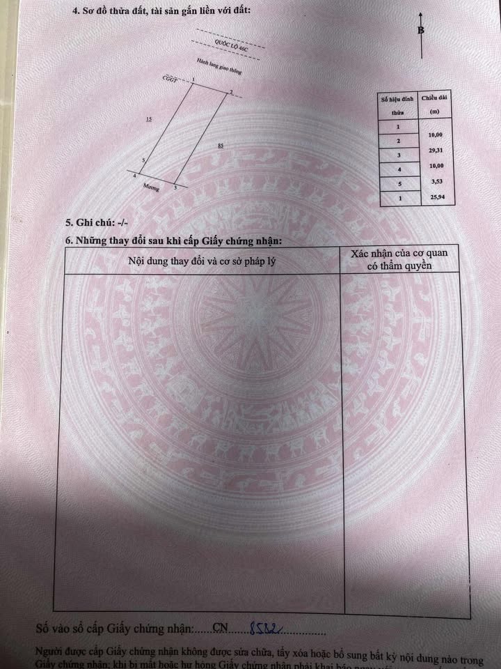 Đất nền đầu tư tại xóm Hồng Sơn, xã Vạn An, 286.7m² giá chỉ 1 tỷ - Cơ hội sinh lời hấp dẫn!