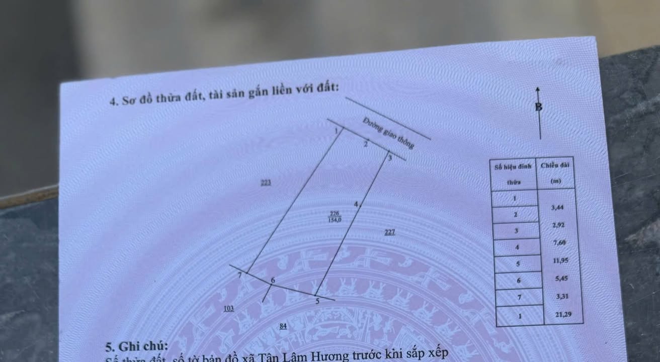 Đất thổ cư Tân Lâm Hương 154m² giá 1 tỷ - Đường 2 xe rộng rãi!