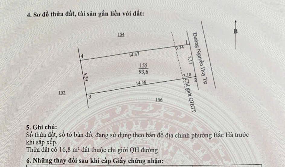 Nhà 3 tầng mặt đường Nguyễn Huy Tự, TP. Hà Tĩnh 93m² giá 6 tỷ - Đầu tư sinh lời ổn định!