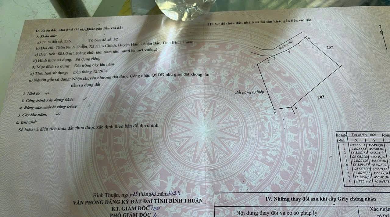 Đất nền gần 1 sào tại Hàm Chính, giá chỉ 450 triệu - Cơ hội đầu tư tuyệt vời!