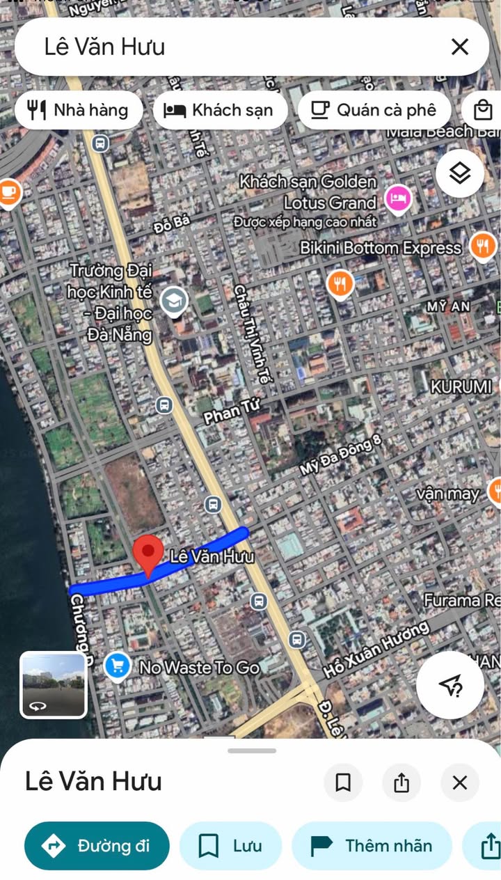 Đất đường Lê Văn Hưu, quận Ngũ Hành Sơn, 126m² giá 7 tỷ - Đầu tư sinh lời ngay!