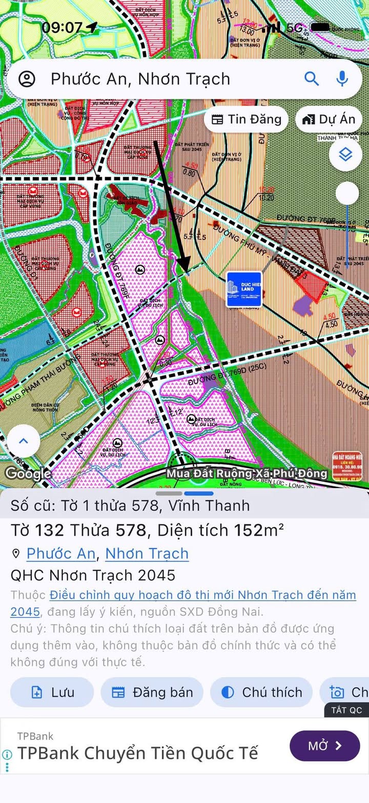 Đất nền mặt tiền Phạm Thái Bường 152m² giá 4.2 tỷ - Đầu tư tiềm năng không thể bỏ lỡ!