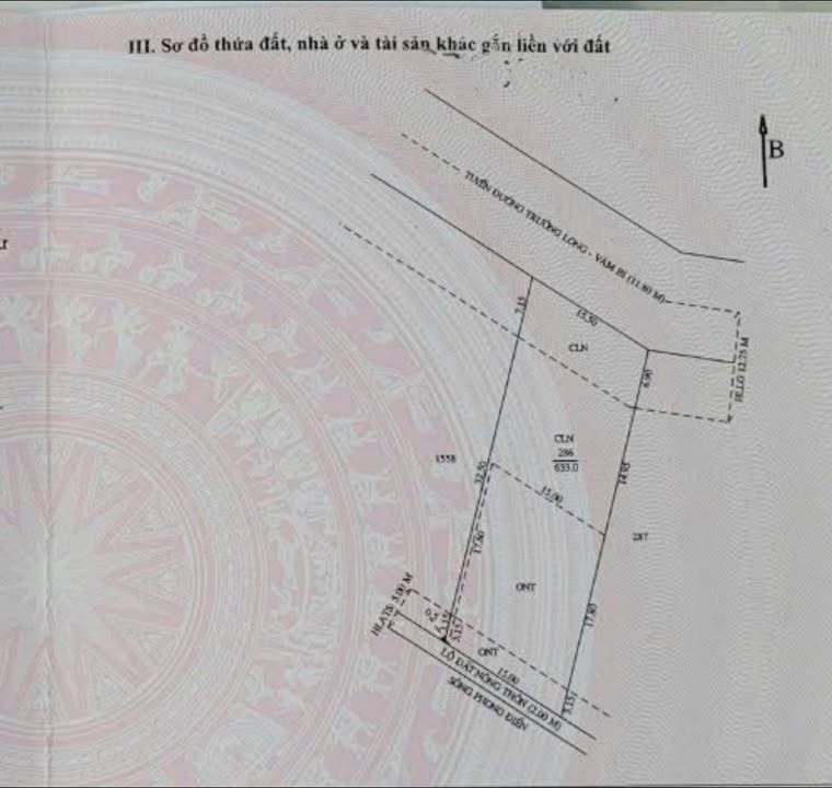 Đất Trường Long Phong Điền 663m² giá 2.95 tỷ - Thương lượng ngay!