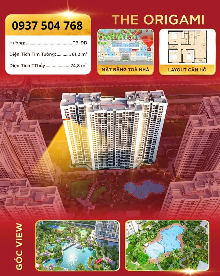 Căn hộ Vinhomes Grand Park Thủ Đức 74.8m² giá 5.83 tỷ - Cơ hội đầu tư hấp dẫn!