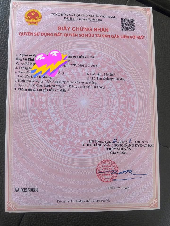 Lô đất Thiên Hương, Thủy Nguyên 60.5m² giá 1.4 tỷ - Pháp lý rõ ràng, vị trí đẹp!