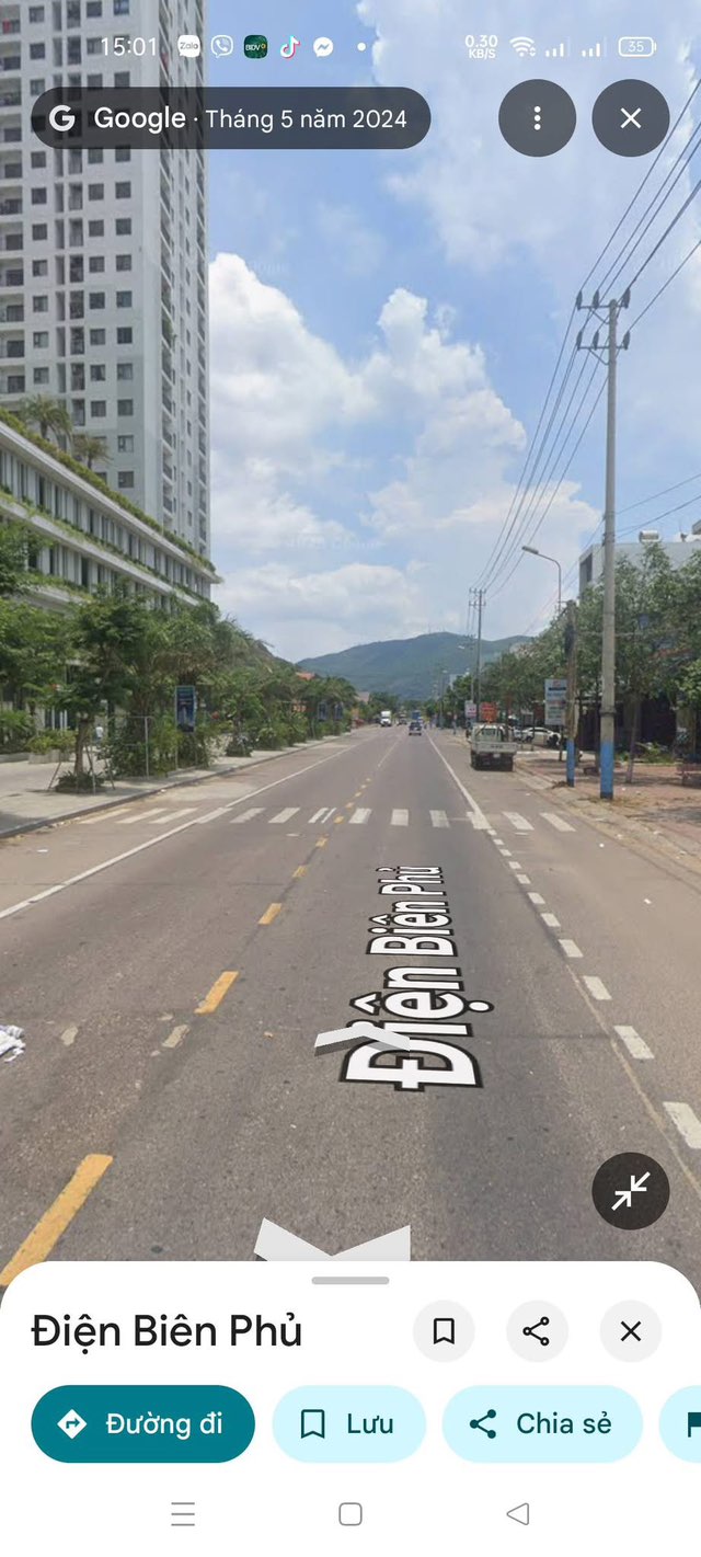 Nhà 2 mặt tiền đường Điện Biên Phủ, Quy Nhơn 375m² giá 13.5 tỷ - Vị trí đắc địa kinh doanh!