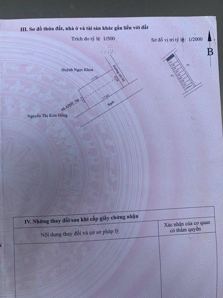 Đất nền chính chủ Bình Nhâm 162m² giá 2 tỷ - Cơ hội đầu tư hấp dẫn!