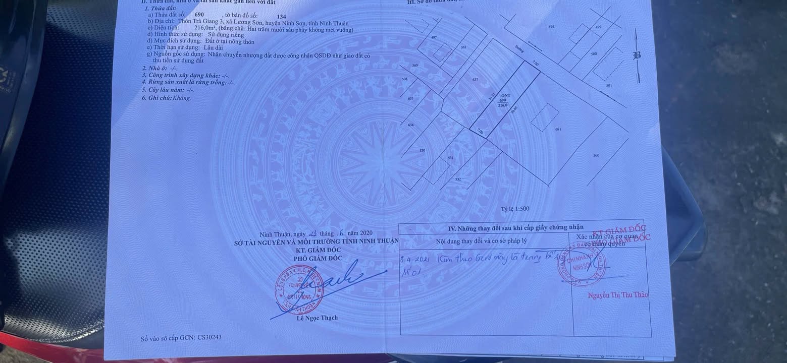 Đất thổ cư 224m² Trà Giang 3 giá 480 triệu - Cơ hội đầu tư tuyệt vời!