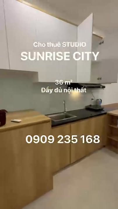 Officetel Sunrise City Tân Hưng 36m² giá chỉ 12 triệu - Full nội thất sang trọng!