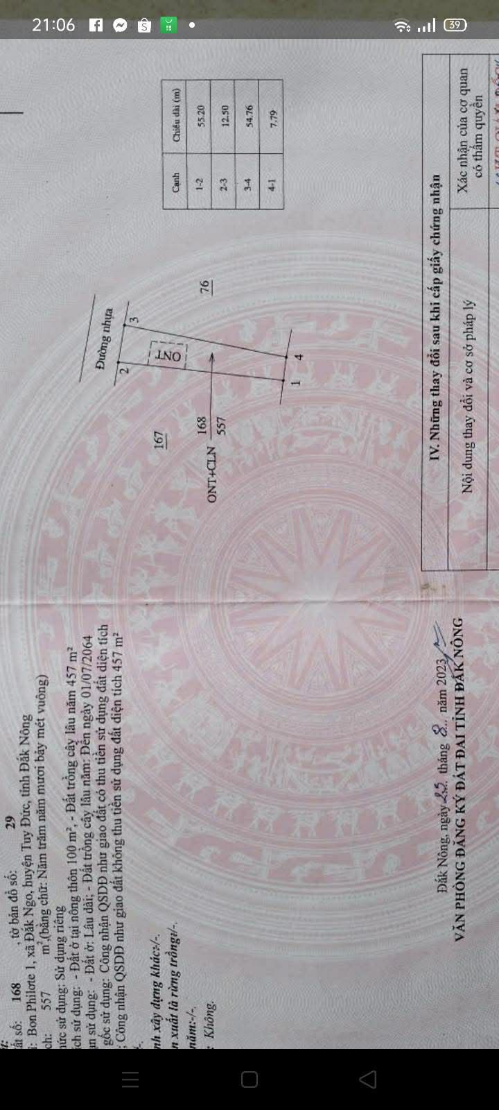 Đất thổ cư Đắk Ngo 12m² giá 1.2 tỷ - Sổ đỏ chính chủ, thương lượng ngay!