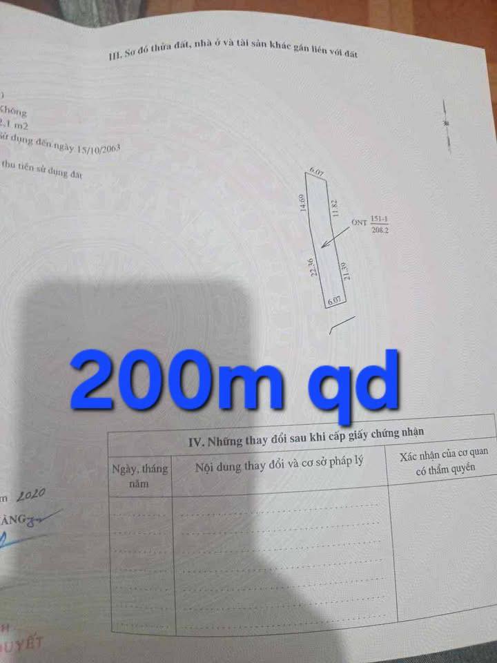 Đất nền Tân Trường Cẩm Giàng 208m² giá thỏa thuận - Vị trí đắc địa, tiềm năng sinh lời cao!