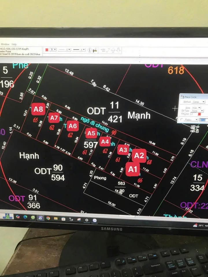 Đất nền Lê Hồng Phong, Hà Nam 62m² giá 1.3 tỷ - Ngõ ô tô vào tận đất!