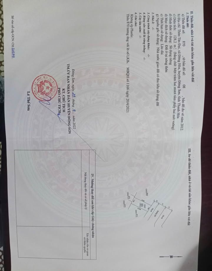 Đất nền Đông Hòa, Đông Sơn 127m² giá 900 triệu - Đầu tư sinh lời ngay!